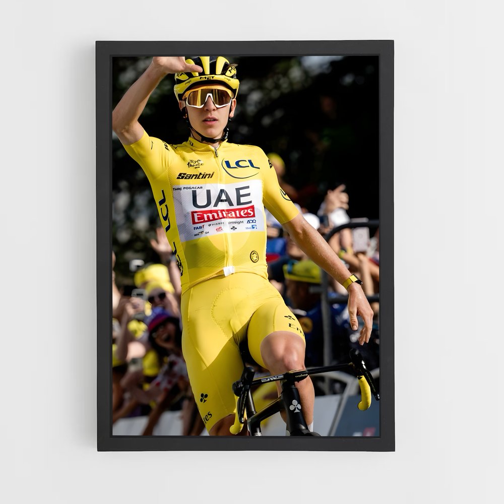 Poster Champion du Tour – affiche Cyclisme (vue 2)